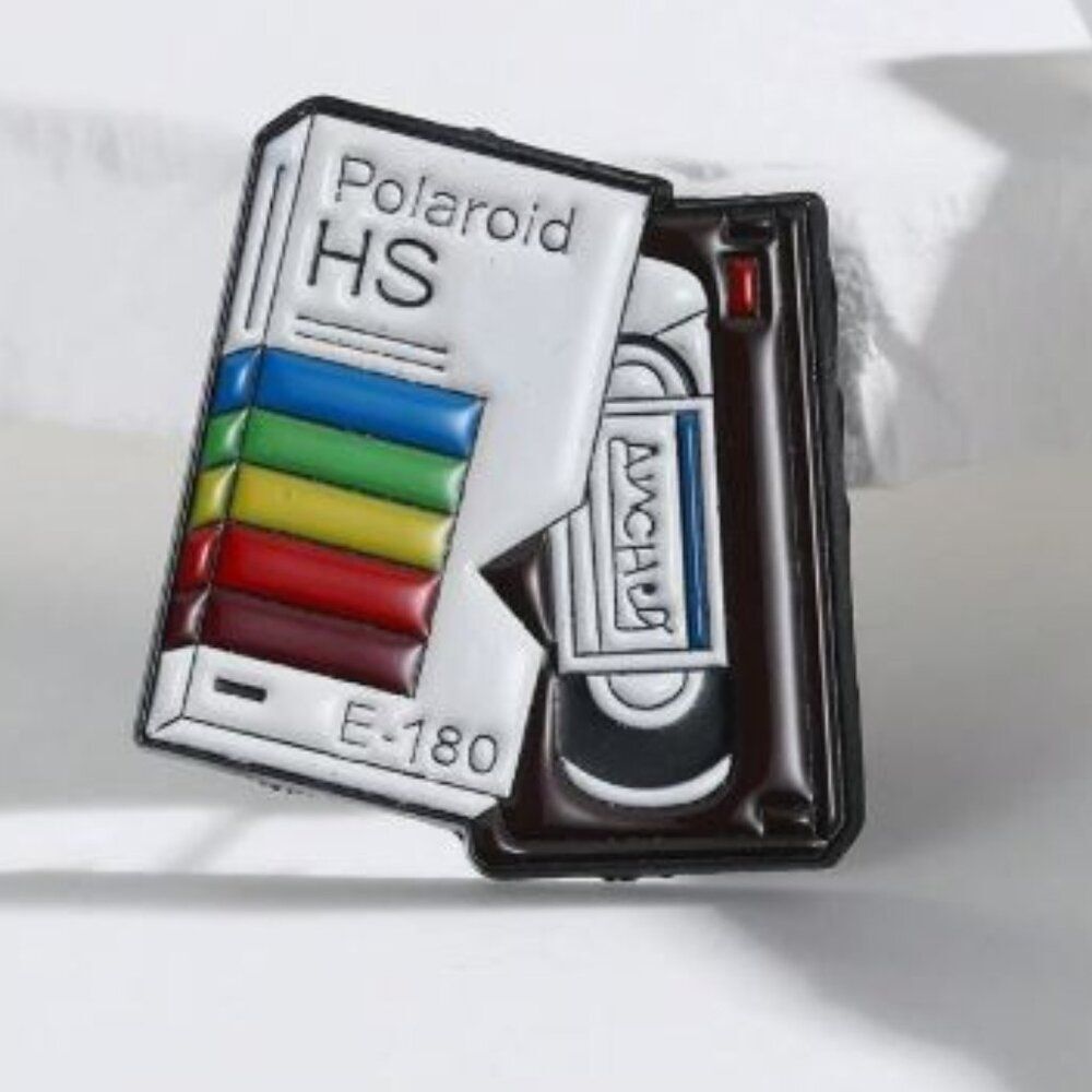 NWT, Polaroid Tape Enamel Pin